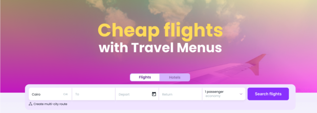 TRAVEL MENUS
