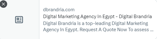 Twitter Preview For Meta Description