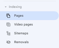Google Search Console' Page Indexing Report